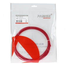 Тефлоновый канал Parker 1,0-1,2мм красный с латунным ниппелем 3м