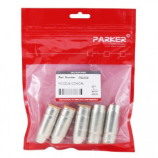 Сопло Parker коническое медное с хромированным покрытием 15,0x57,5 мм (MIG/MAG), уп. 5шт