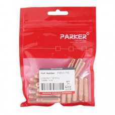 Контактный наконечник Parker медный 1,6x34 мм (MIG/MAG), уп. 25шт