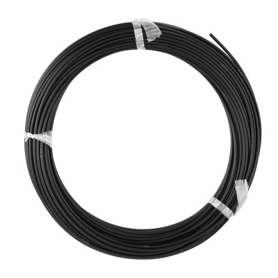 Полиамидный канал Parker 0,8-1,2мм чёрный с латунным ниппелем, бухта 50м