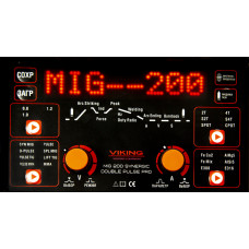 Сварочный полуавтомат VIKING MIG 200 DOUBLE PULSE SYNERGIC PRO D200