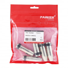 Сопло Parker коническое медное с хромированным покрытием 12,6x63,5 мм (MIG/MAG), уп. 5шт