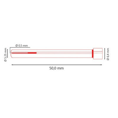 Цанга Parker 0,5x50 мм (TIG), уп. 25шт