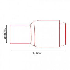 Сопло Parker керамическое №6 10,0x30,0 мм (TIG), уп. 10шт
